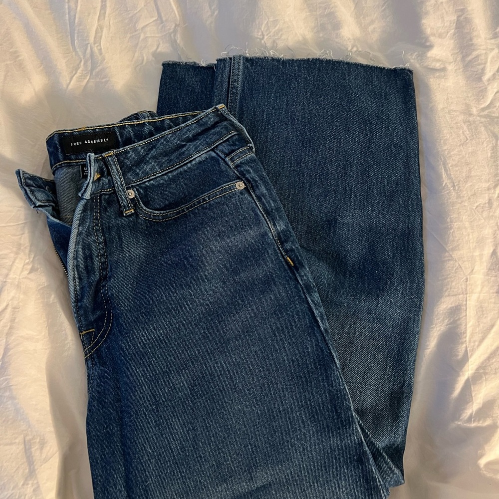 NWOT Free Assembly wide leg Jeans